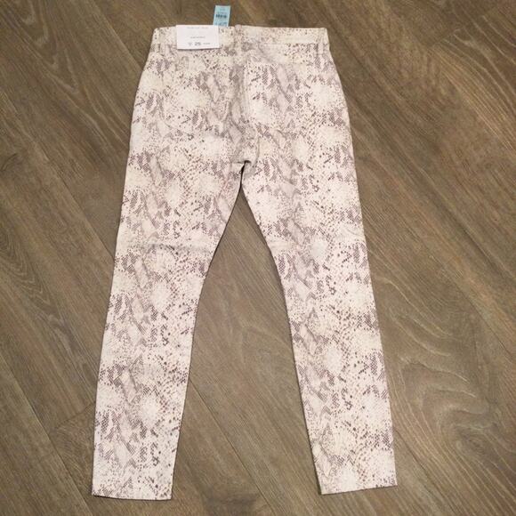 LOFT Snakeskin Print Modern Skinny Jeans 0 Petite/25 - Picture 5 of 9
